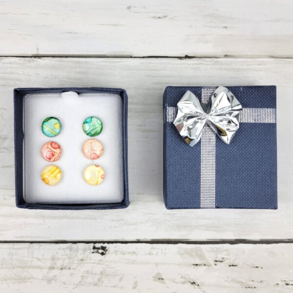 "Set #11" Hand Painted Stud Earrings