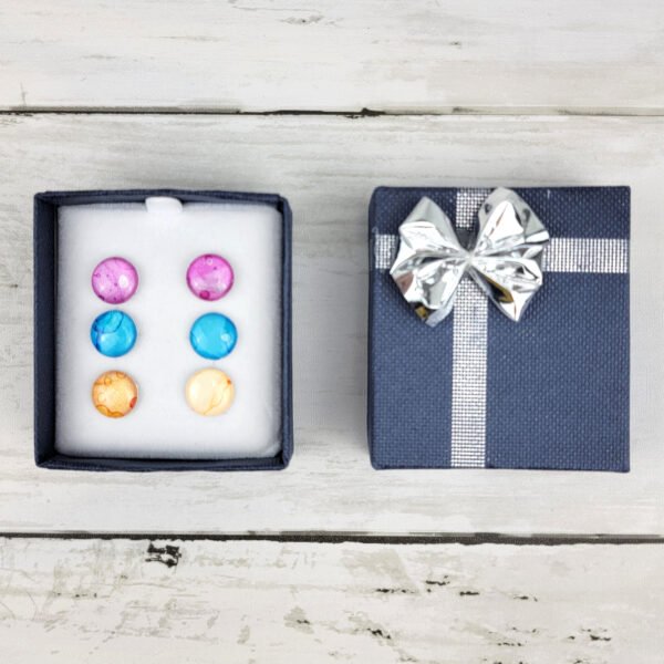 "Set #12" Hand Painted Stud Earrings