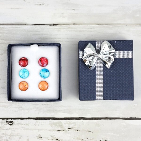 "Set #5" Hand Painted Stud Earrings