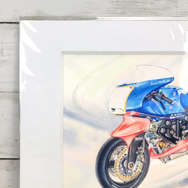 "Britten" Motorcycle Art Print - Image 4