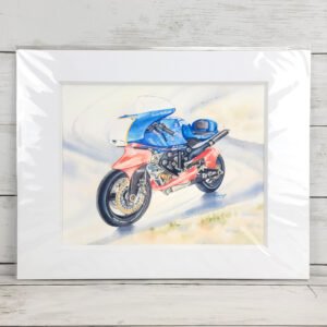 "Britten" Motorcycle Art Print