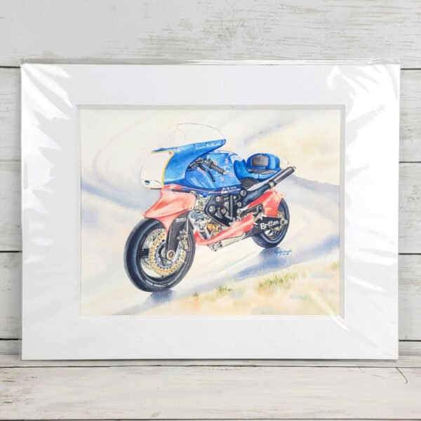 "Britten" Motorcycle Art Print