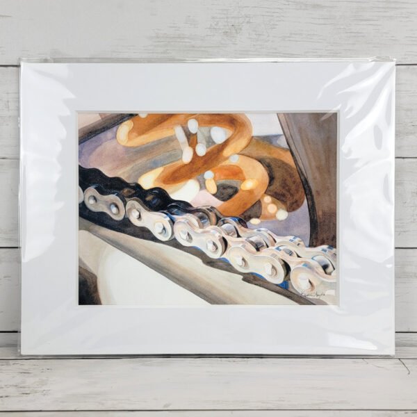 "Chain" Motorcycle Art Print