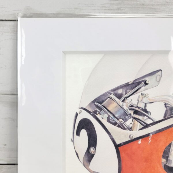 "Honda" Motorcycle Art Print - Image 3