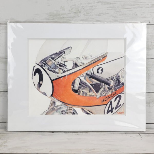 "Honda" Motorcycle Art Print
