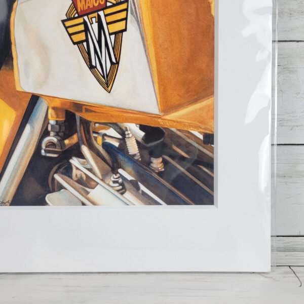 "Maico" Motorcycle Art Print - Image 2