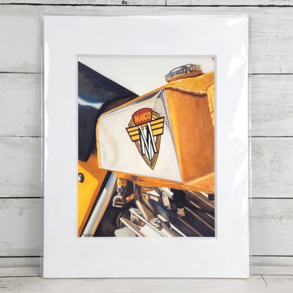 "Maico" Motorcycle Art Print
