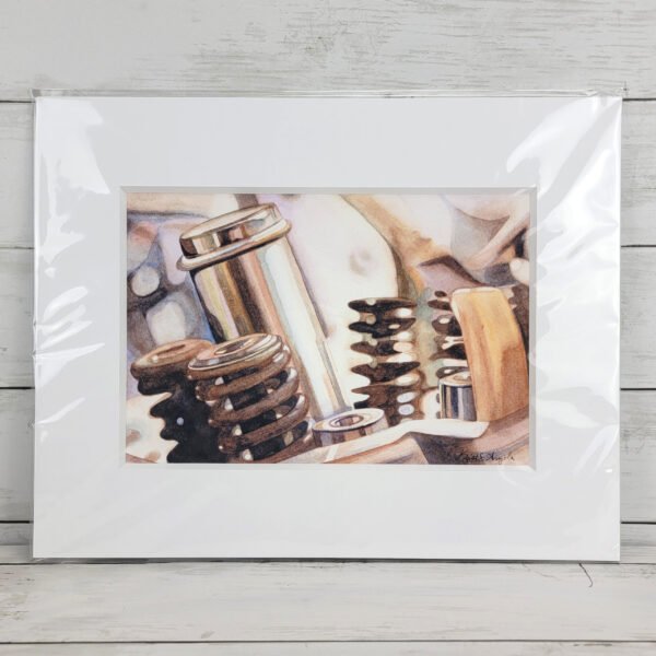 "Springs" Motorcycle Art Print