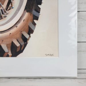 "Tire" Motorcycle Art Print - Image 3