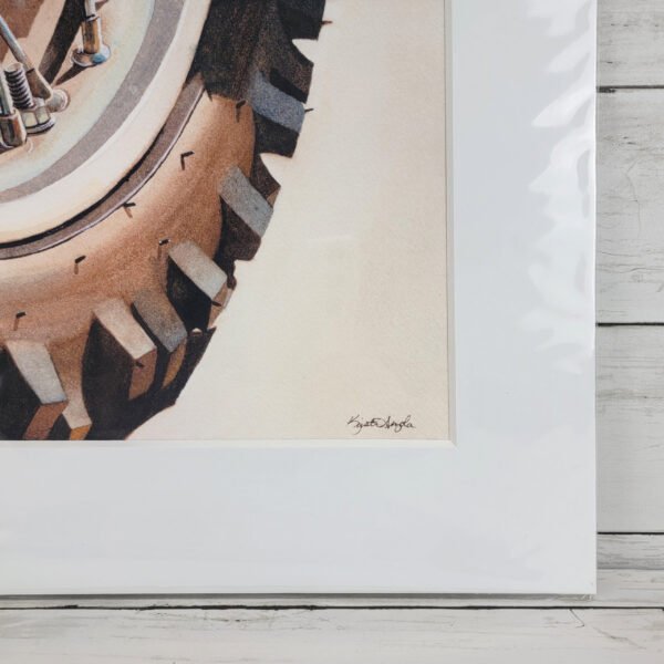 "Tire" Motorcycle Art Print - Image 3