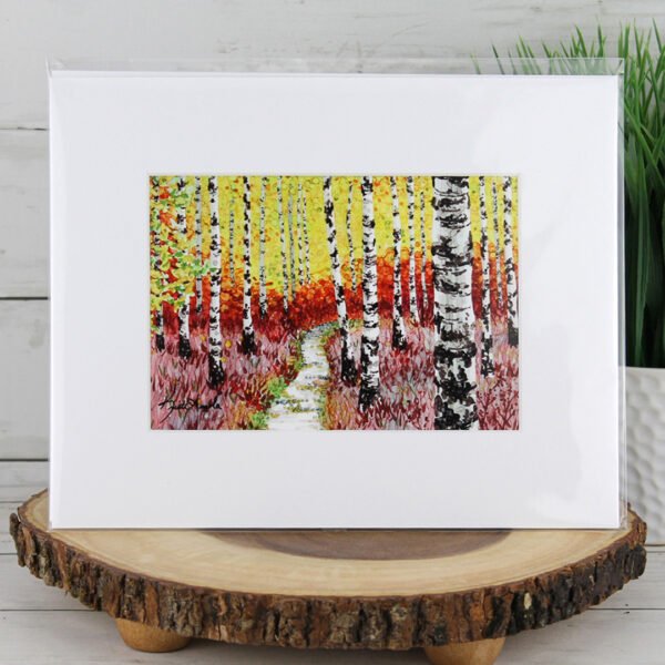 "Blush Meadows" Aspen Landscape Print