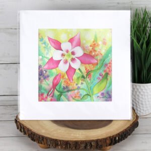 "Pink" Columbine Print