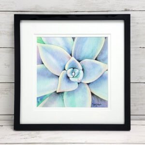 "Blue Mist" Framed Print