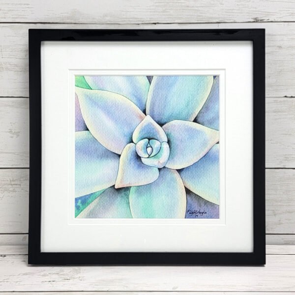 "Blue Mist" Framed Print
