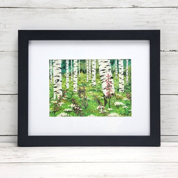 "Green Forest" Framed Print