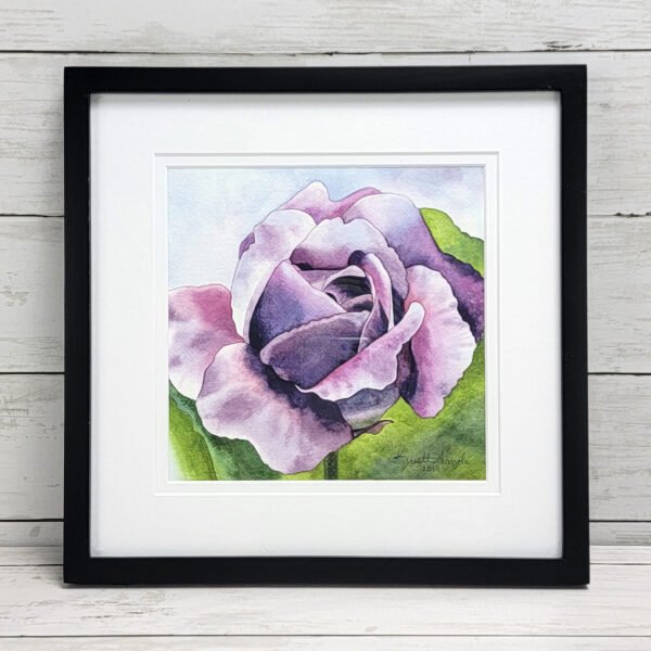 "Amethyst Blossom" Framed Print