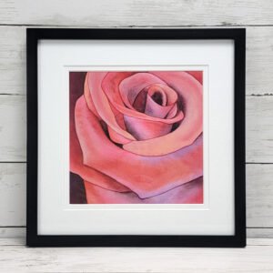 "Velvet Red" Framed Print