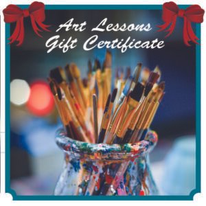 Art Lessons Gift Certificate