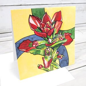 "Indian Paintbrush" Single Notecard