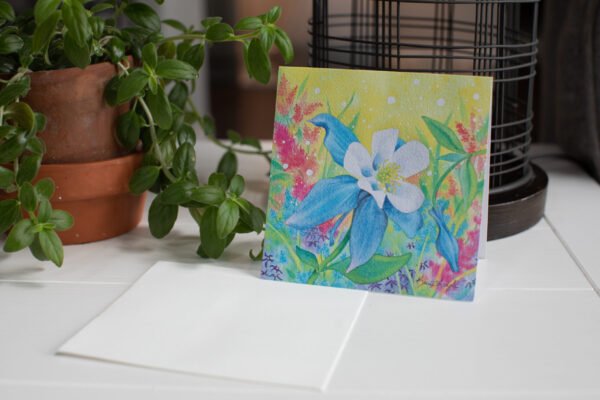 "Columbines" Notecard Set - Image 4