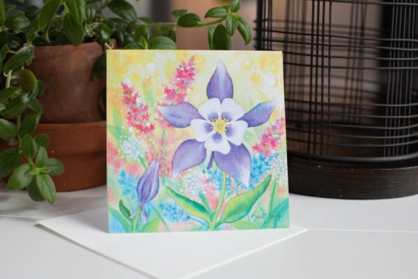 "Columbines" Notecard Set - Image 3