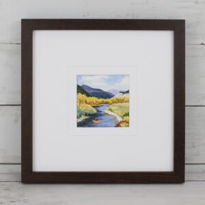 "Morning Catch" Miniature Landscape - Image 2