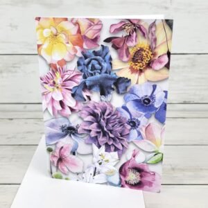 "Multiple Flowers" Single Notecard