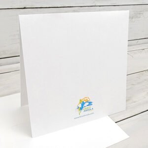 "Cherry Blossom" Single Notecard - Image 2