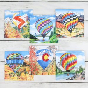 "Hot Air Balloon" Notecard Set