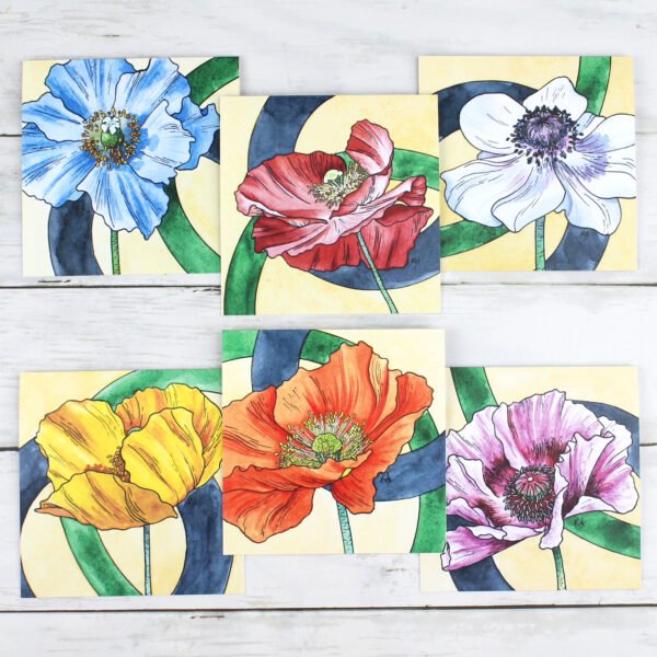 "Poppy" Notecard Set