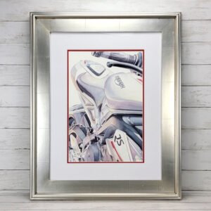 "2018 Triumph Street Triple" Original Watercolor Painting
