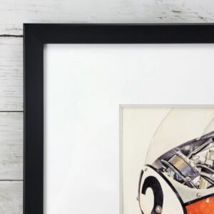 "1963 Honda CR93" Original Watercolor Painting - Image 2