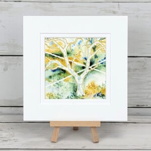 "Tree of Imagination 6" Original Watercolor Painting