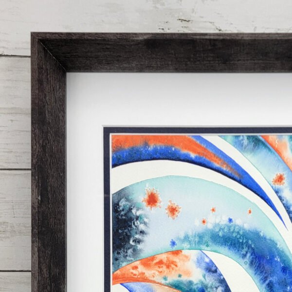 "Color Splash" Original Watercolor Painting - Image 2
