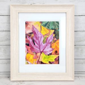 "Fall Leaves" Original Watercolor Painting