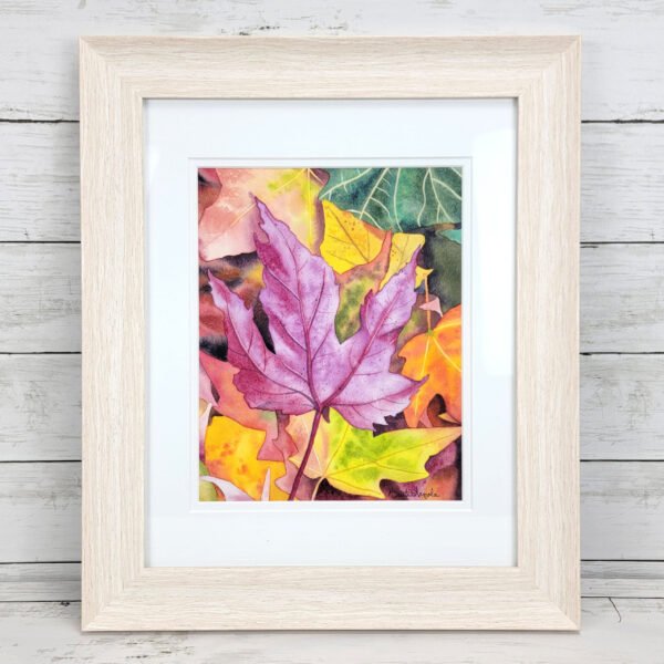 "Fall Leaves" Original Watercolor Painting