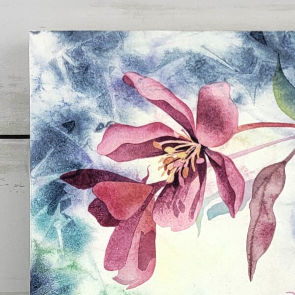 "Flowering Branch" Original Watercolor Painting - Image 2