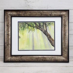 "Green Tree" Original Watercolor Painting