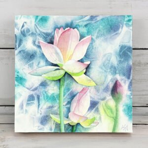 "Lotus" Original Watercolor Painting