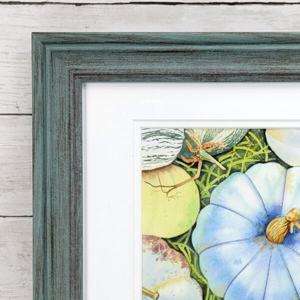 "Pastel Pumpkins" Original Watercolor Painting - Image 2