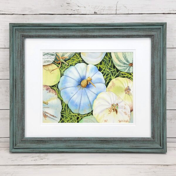 "Pastel Pumpkins" Original Watercolor Painting