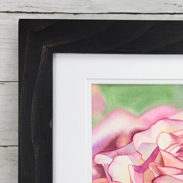 "Blush of Elegance" Original Watercolor Painting - Image 2