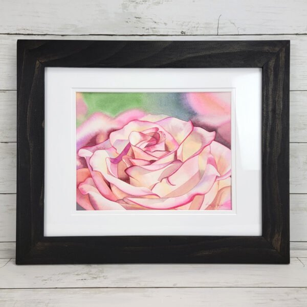 "Blush of Elegance" Original Watercolor Painting