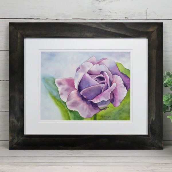 "Amethyst Blossom" Original Watercolor Painting