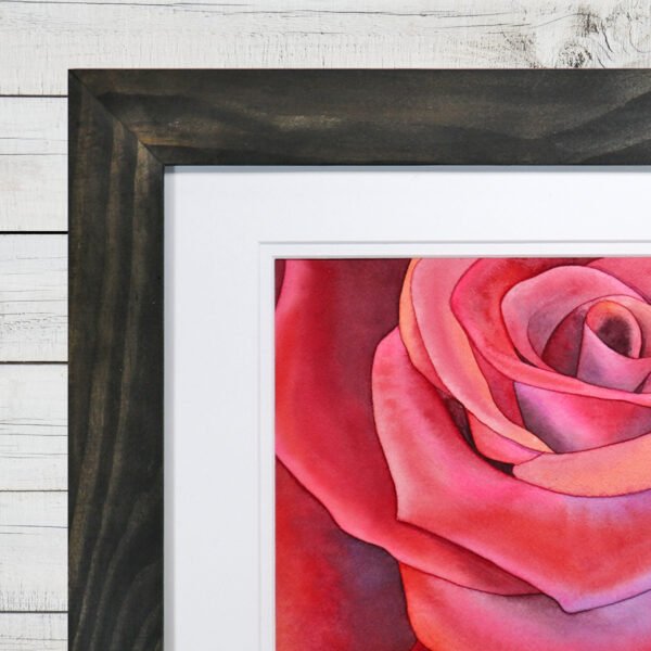 "Velvet Red" Original Watercolor Painting - Image 2
