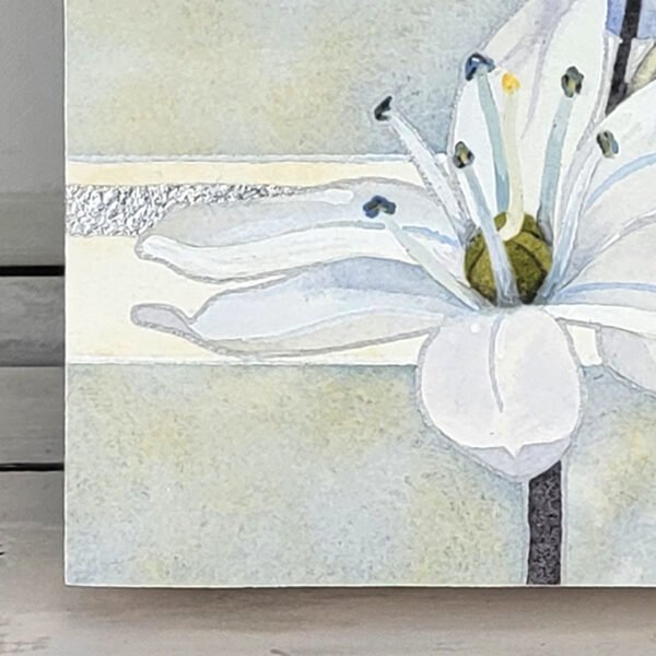 "White Star" Original Watercolor Painting - Image 2