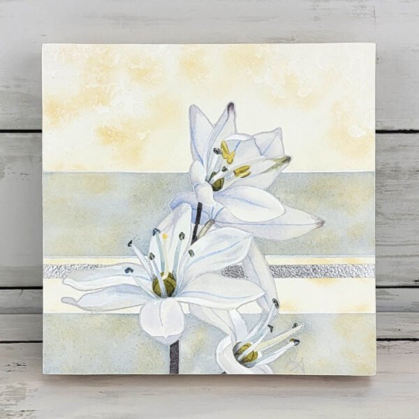 "White Star" Original Watercolor Painting
