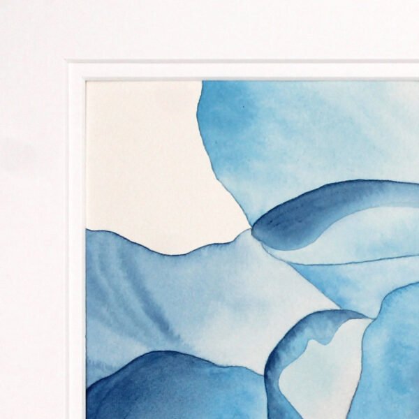 "Blue Daffodil" Original Watercolor Painting - Image 3