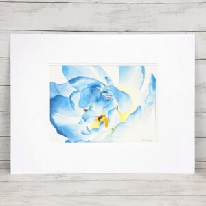 "Blue Daffodil" Original Watercolor Painting