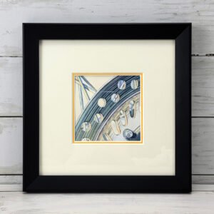 "Break Disk" Mini Moto Original Watercolor Painting